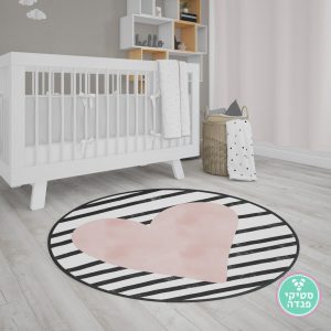 שטיח PVC לב לחדר ילדים