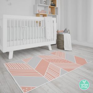 שטיח PVC לחדר ילדים - טקסטורה גיאומטרית