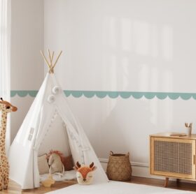 כדורים פורחים וינטג ובורדר